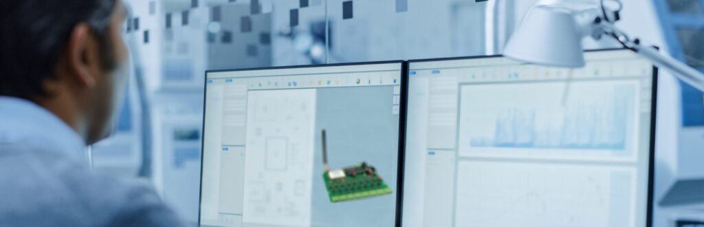 Radiometrix RF engineer designing a bespoke radio module